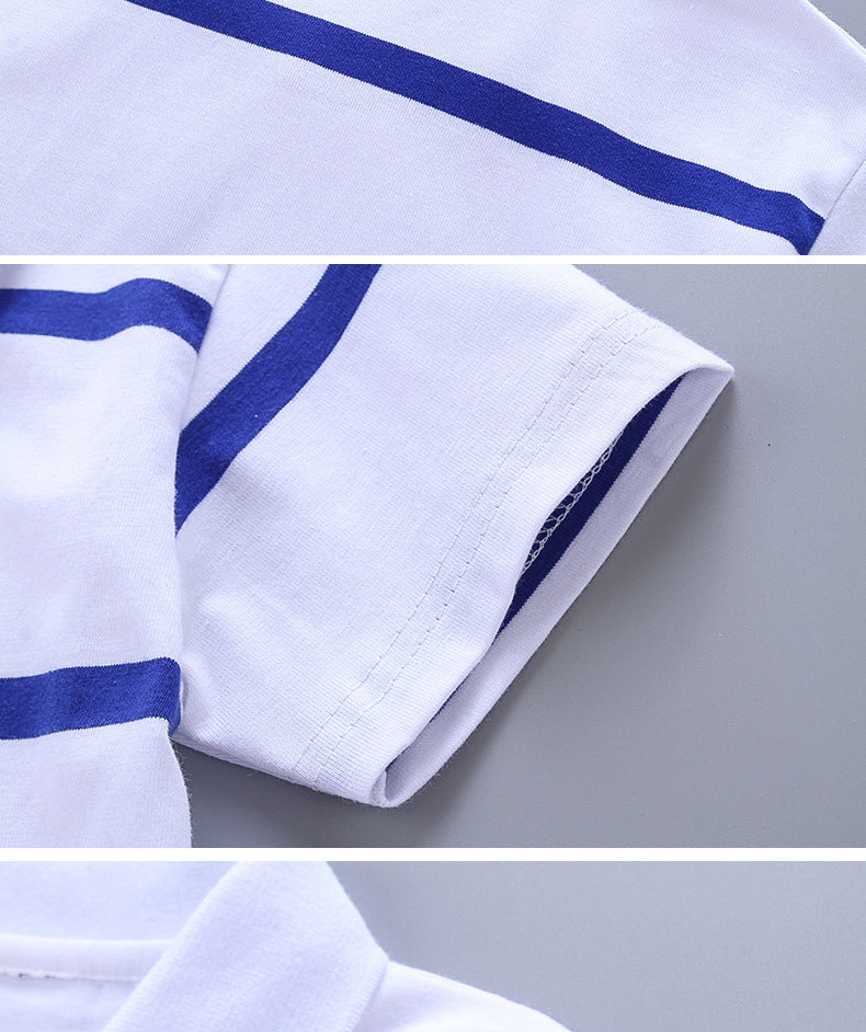 College Style Boys Polo Short Seeve T-shirt - KuzuSHOP