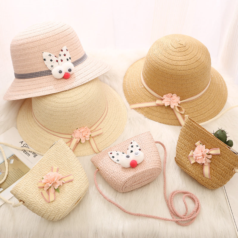 Summer sun protection cute princess sun hat girl - KuzuSHOP