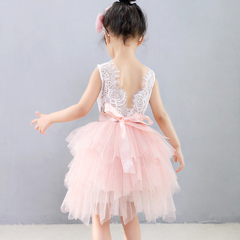 Korean version of the girl princess dress tutu skirt children's dress Children's Day costumes - KuzuSHOP