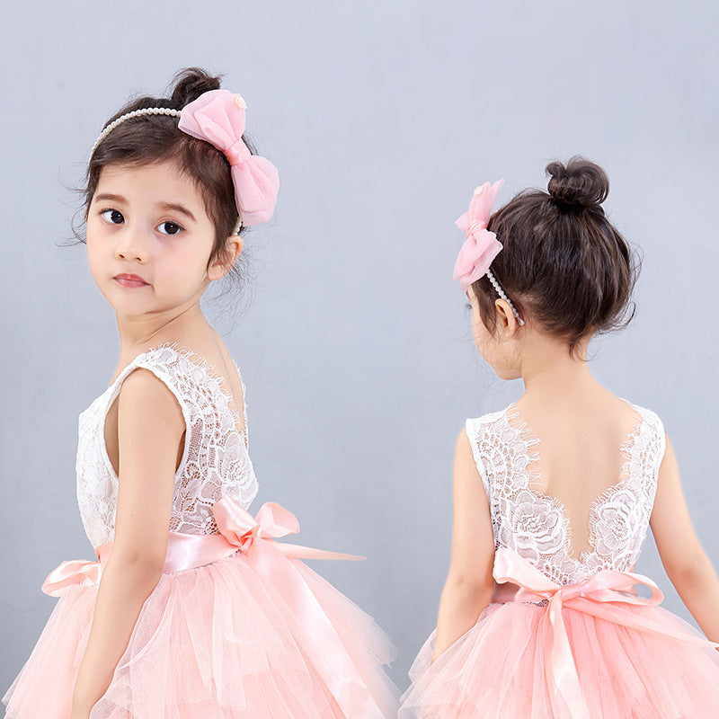 Korean version of the girl princess dress tutu skirt children's dress Children's Day costumes - KuzuSHOP
