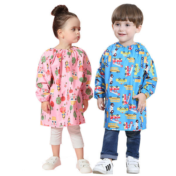 Children's Overalls Play Sand Waterproof Painting Clothes Baby - KuzuSHOP