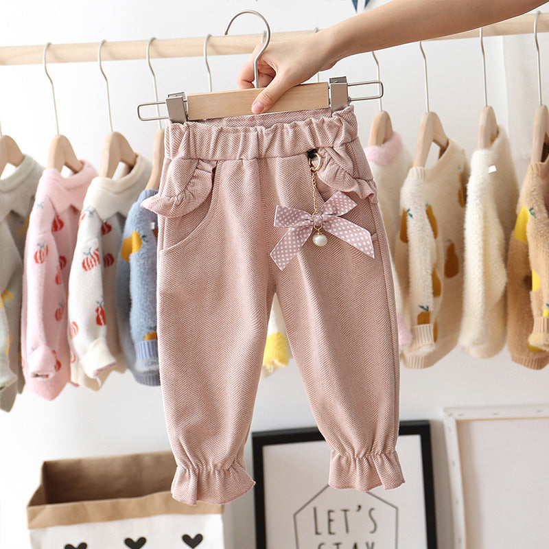 Baby Trousers, Children's Casual Pants, Spring And Autumn Children's Bloomers - KuzuSHOP