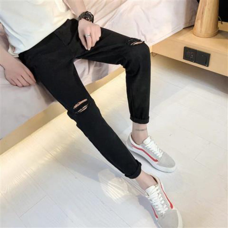 Stretch slim fit pants - KuzuSHOP
