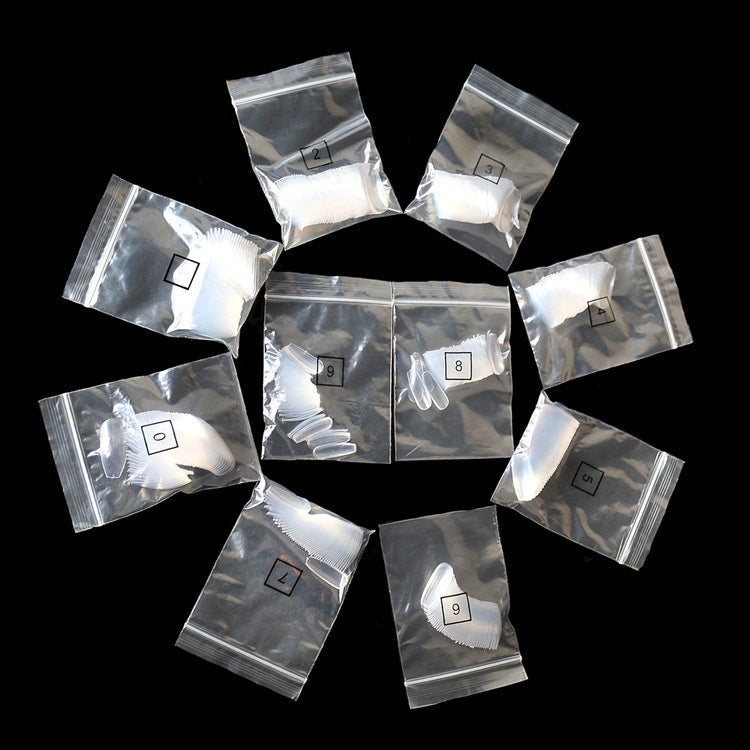 500 transparent / natural fake nails - KuzuSHOP