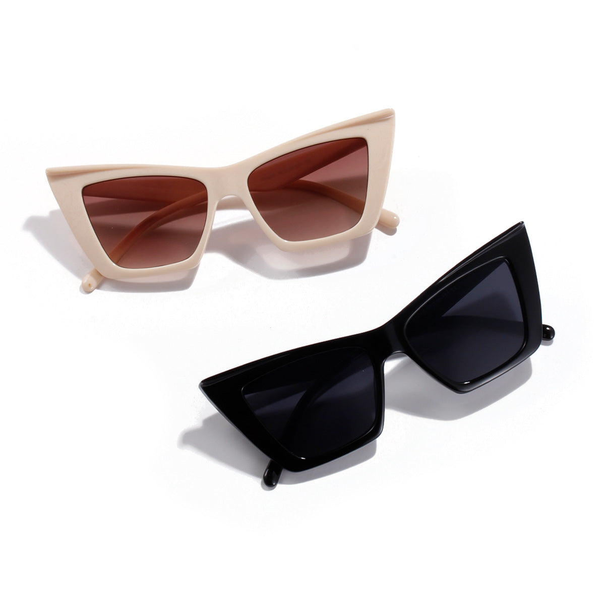 Triangle cat's eye glasses - KuzuSHOP