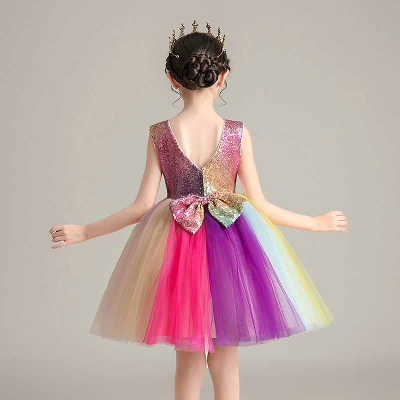 Girls cute rainbow skirt - KuzuSHOP