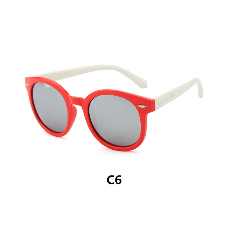 Children's Round Polarized Sunglasses - KuzuSHOP