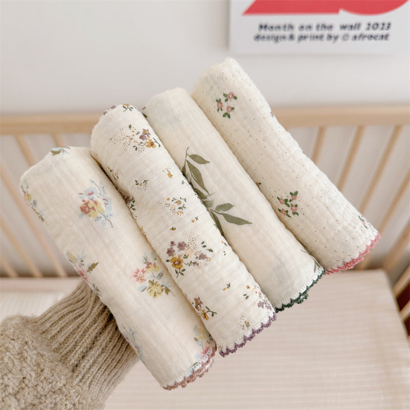 Class A Pure Cotton Gauze Baby Face Towel - KuzuSHOP