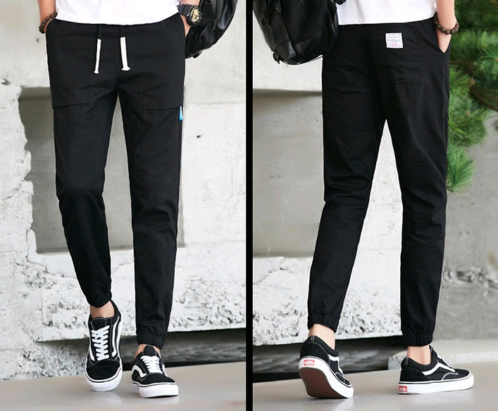 Sports pants, men's overalls, men's casual pants, Harlan nine pants, men's pants - KuzuSHOP