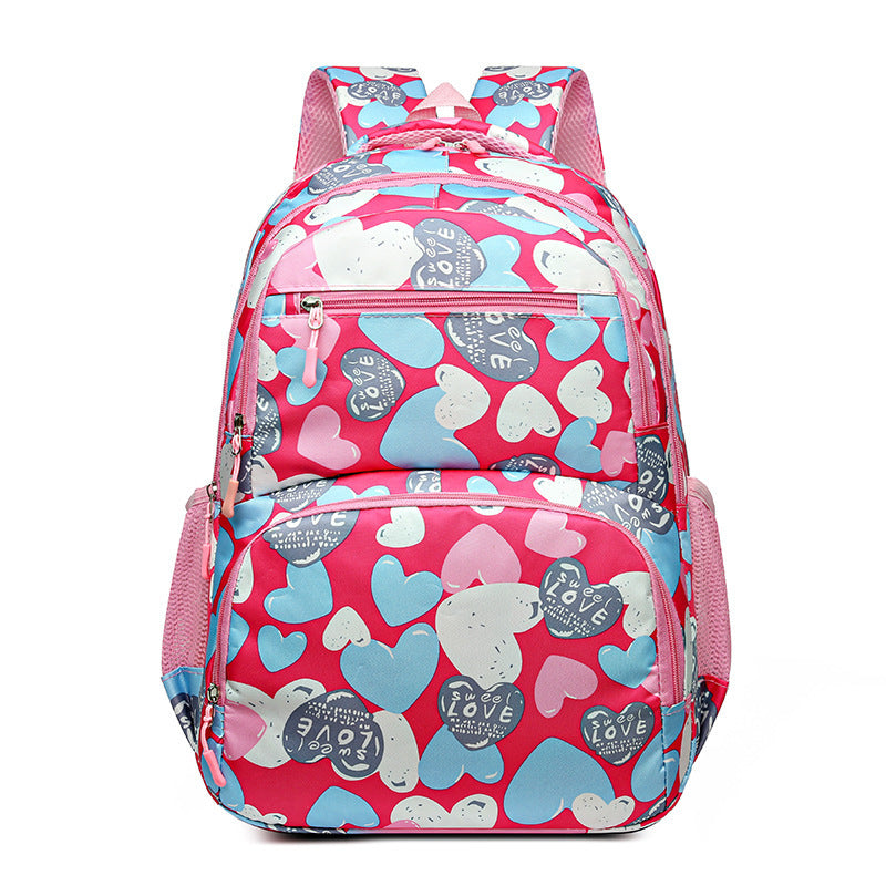 Student Schoolbag Children's Portable Burden Alleviation Large Capacity Backpack - KuzuSHOP