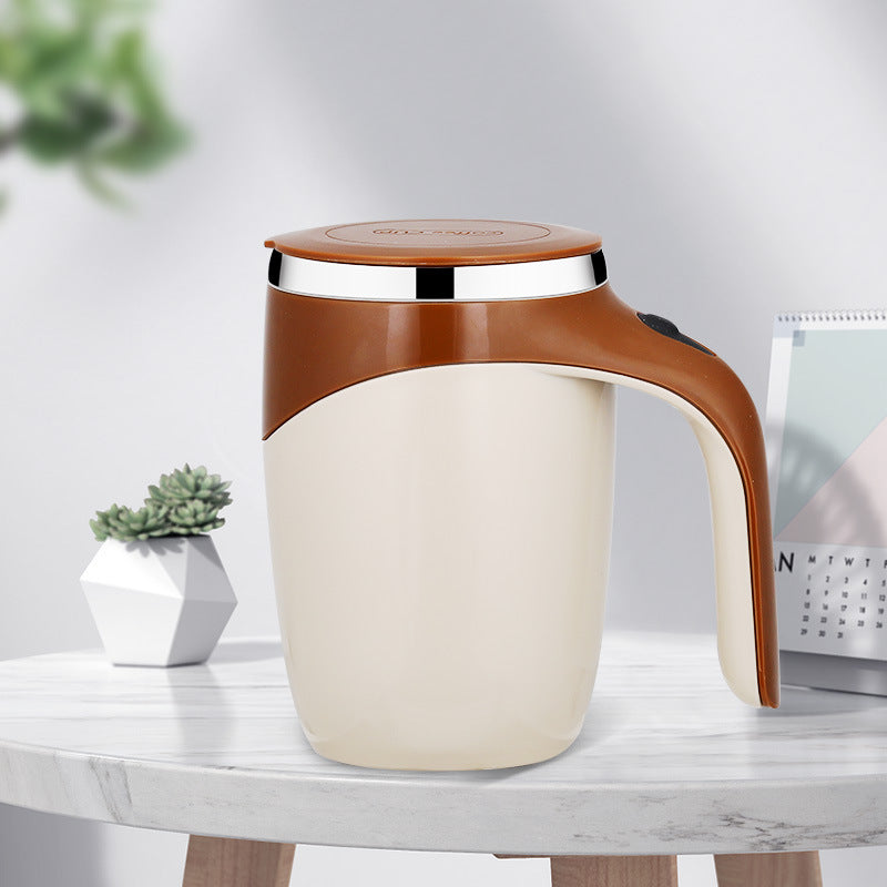 Rechargeable Model Automatic Stirring Cup Coffee Cup High Value Electric Stirring Cup Lazy Milkshake Rotating Magnetic Water Cup - KuzuSHOP