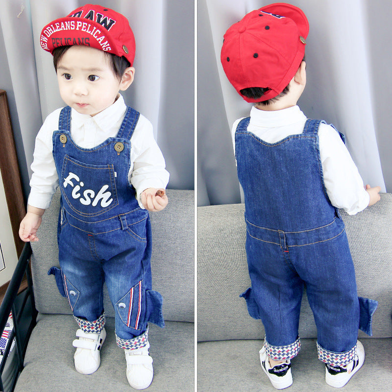 Children's Pants, Baby Children's Overalls, Jeans, Children's Clothing - KuzuSHOP