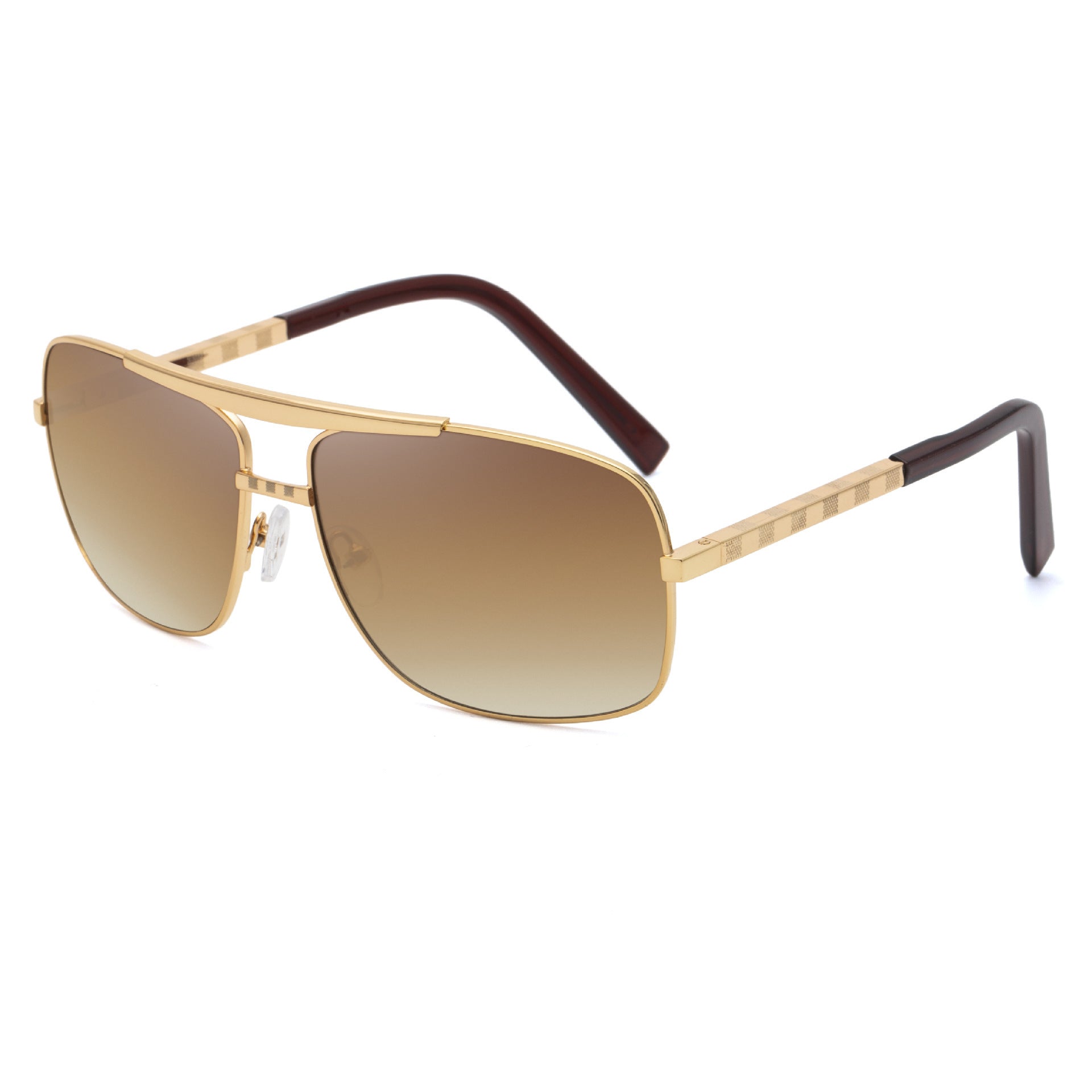 New Sunglasses Men's Retro Square Frame Slingshot Sunglasses Men's Fashion Wholesale Shades - KuzuSHOP