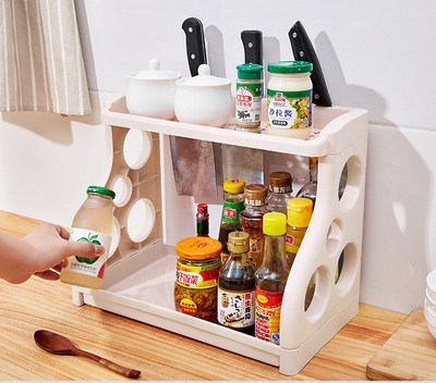 Kitchen Storage Shelving Kitchen Supplies Storage Artifact Multilayer - KuzuSHOP