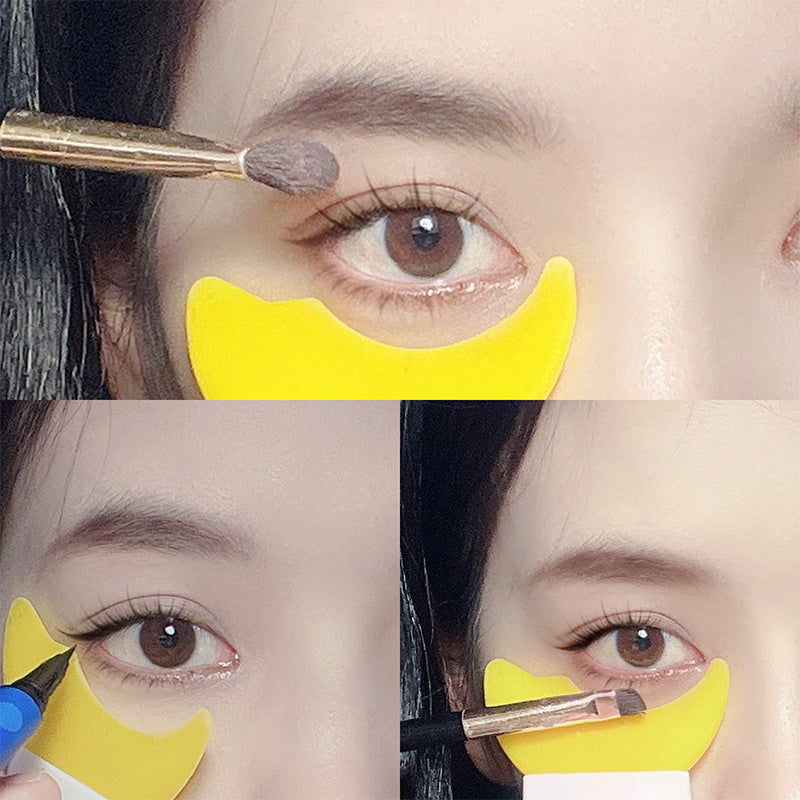 Eyelash Eyeliner Stencil Model Eye Mascara Comb Stencil Model Beginner Eye Makeup Helper Applicator Guide Card Tool Easy Wash - KuzuSHOP