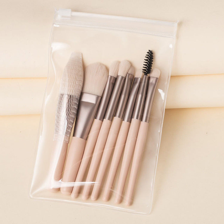 Portable Set Of 8 Mini Beauty Makeup Brushes - KuzuSHOP