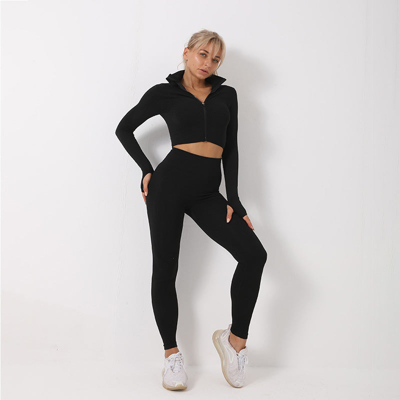 Yoga sets female sport gym suit - KuzuSHOP