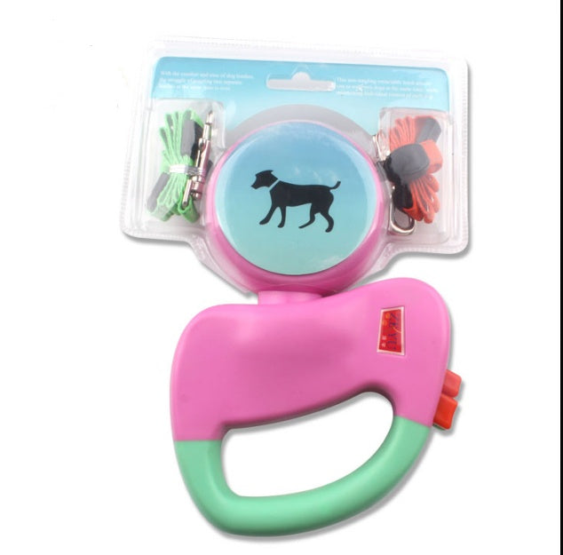 Retractable Dual Pet Dog Walking Leash - KuzuSHOP