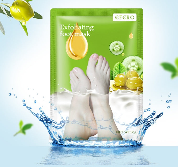 Exfoliating Foot Mask Foot SPA Pedicure Socks Removing Dead Skin Whitening Heels Feet Peeling Anti Cracked Foot Skin Care - KuzuSHOP