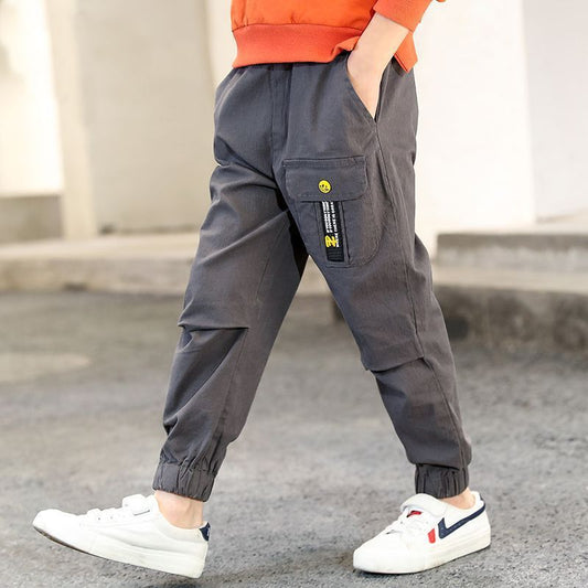 Boys' Casual Pants Spring And Autumn Decoration Body - KuzuSHOP