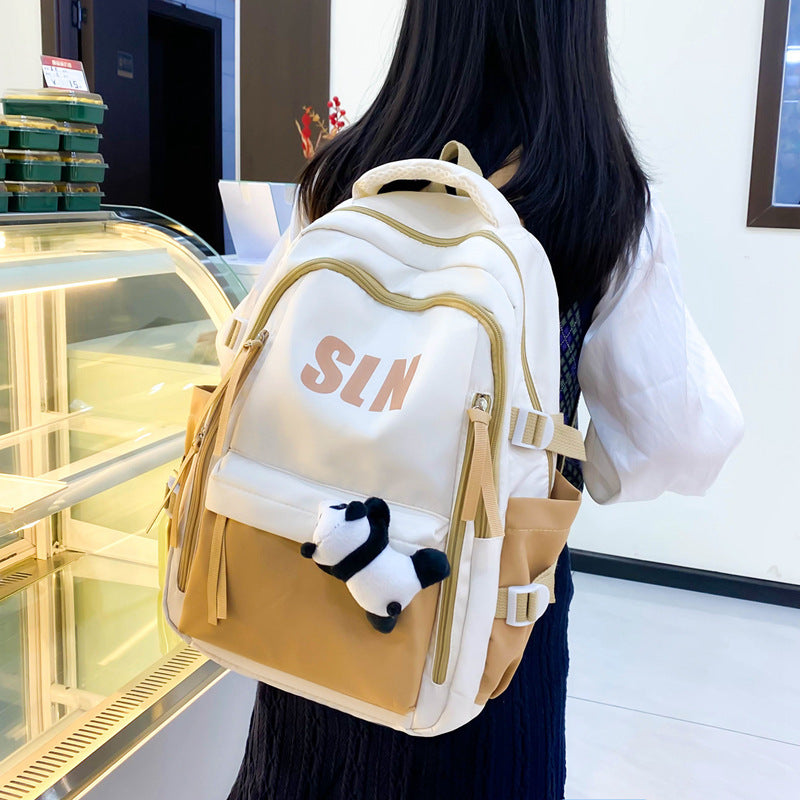 Dirt-resistant Large Capacity Schoolbag Travel Backpack - KuzuSHOP