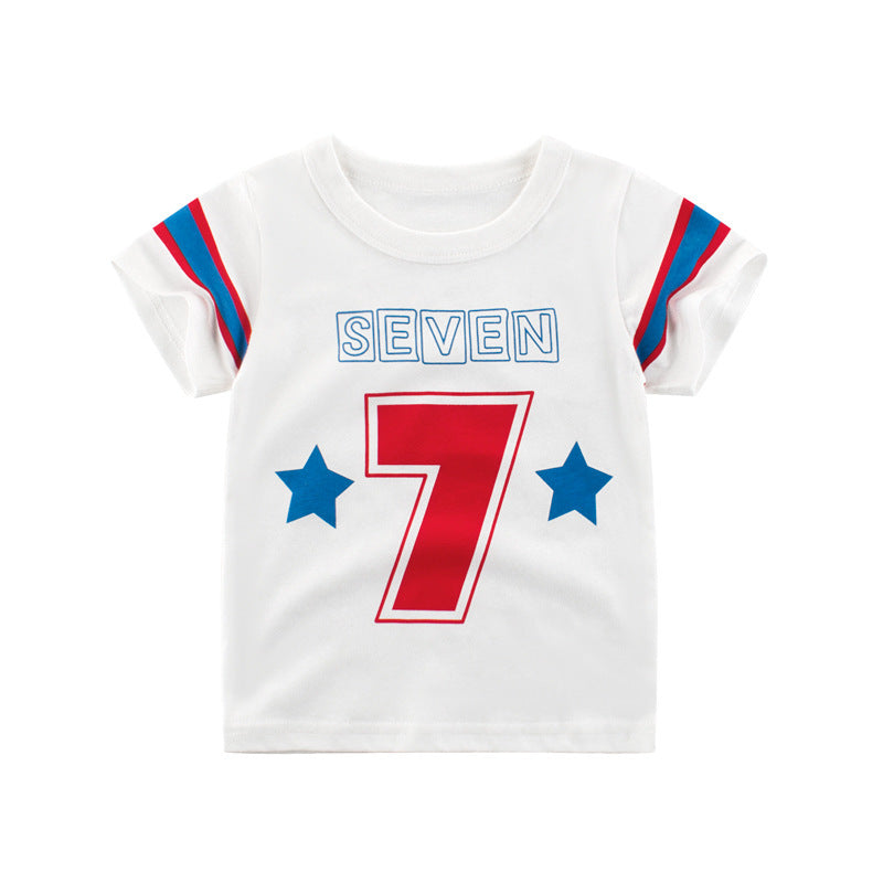 Children's wear new short sleeve T-shirt for boys in summer - KuzuSHOP