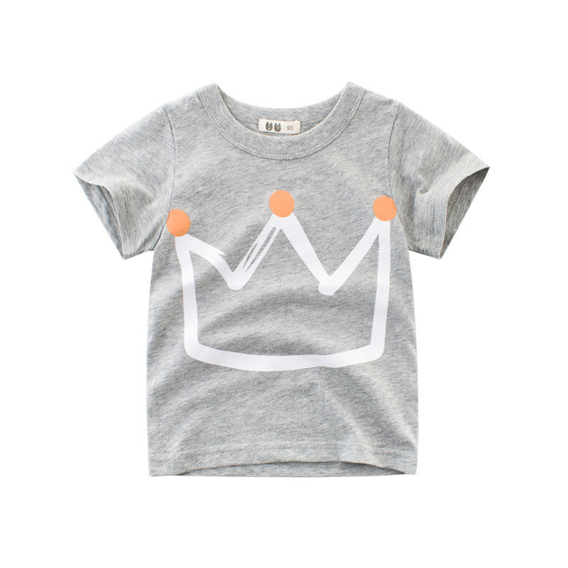 Summer New Boys' Short Sleeve T-shirt Children's T-shirt - KuzuSHOP