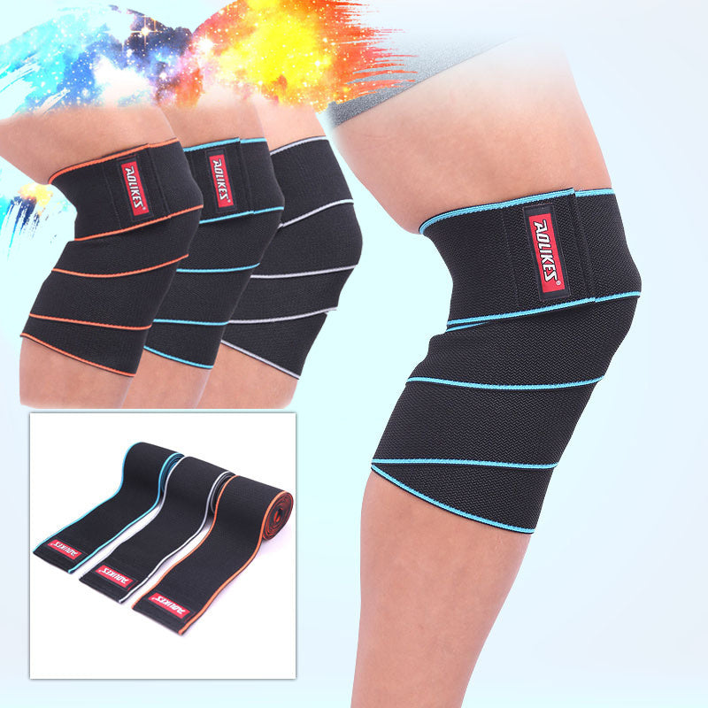 Lifting Knee Wraps Sports Running Basketball Football Wrap Bandage Kneepad - KuzuSHOP