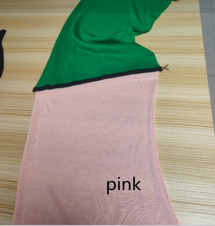 2pcs Women's Knitting Suit Summer Loose Round Neck Split Vest Top And Shorts Beach Clothing