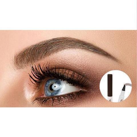 Waterproof Natural Eyebrow Pen Four-claw Eye Brow Tint Fork Tip Eyebrow Tattoo Pencil - KuzuSHOP