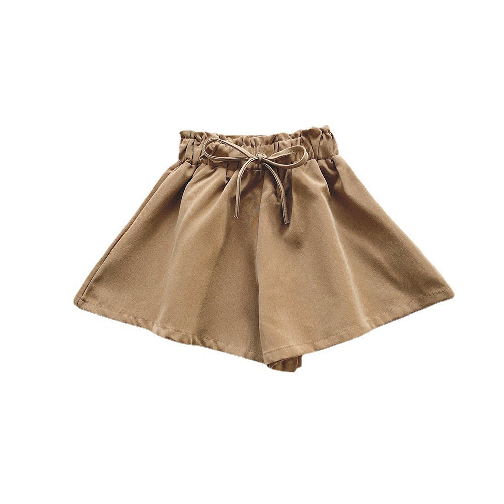 Korean Style Children's Casual Shorts Solid Color - KuzuSHOP
