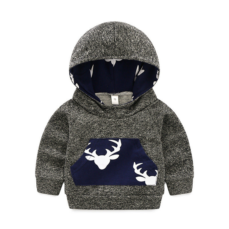 New Style Long-sleeved Hooded Pullover - KuzuSHOP