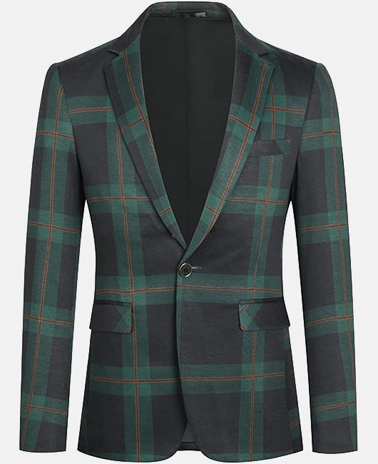 Spring New Striped Suit Jacket Men's Casual - KuzuSHOP