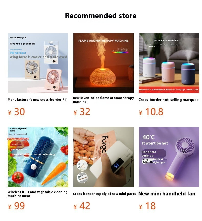 Creative Planet Colorful Atmosphere Lamp USB Humidifier 200ML Water Tank Can Add Essential Oil Household Mini Aroma Diffuser - KuzuSHOP