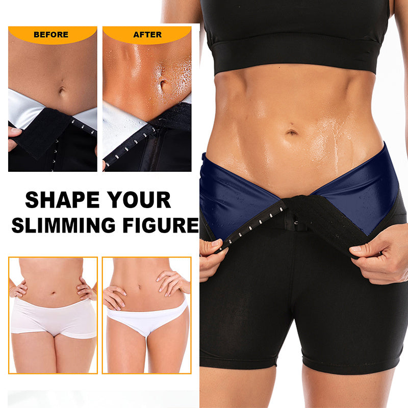 Slimming Pants Waist Trainer Shapewear Tummy Hot Thermo Sweat Leggings Fitness Workout Sweat Sauna Pants Body Shaper - KuzuSHOP