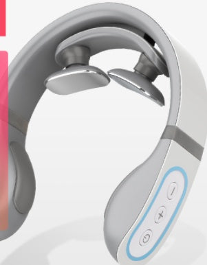 Wireless Electronic Neck Massager 4D Shiatsu Cervical Massager Stiff Neck Massage Health Care Therapy Pulse Pain Relief - KuzuSHOP
