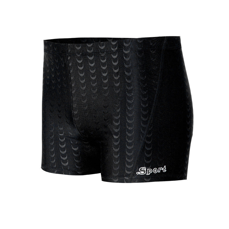 Men's Beach Surfing Shark Skin Waterproof Fabric Swimming Trunks - KuzuSHOP