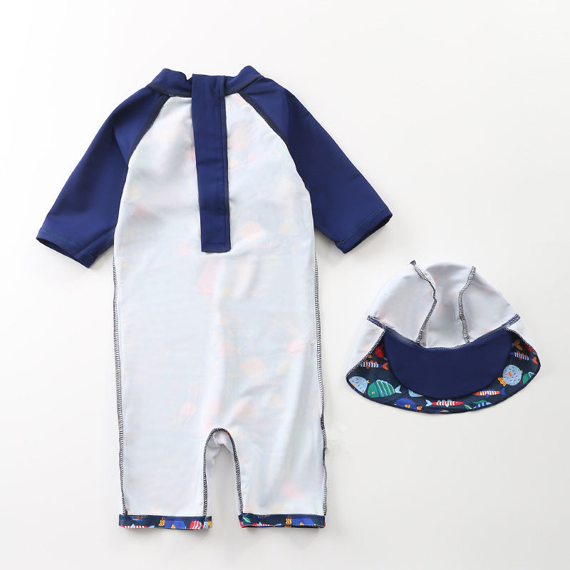 Children's Swimsuit One-piece Surfing Suit Infant Swimming Pool - KuzuSHOP