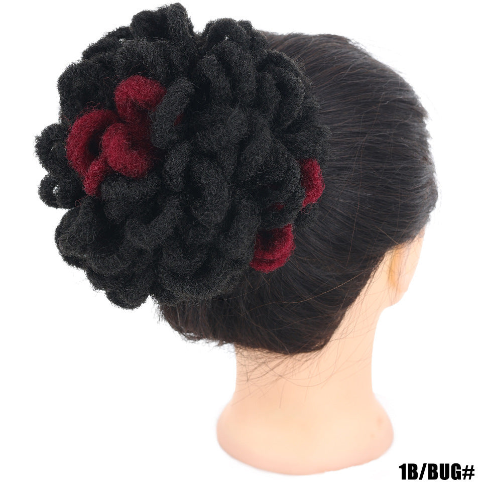 African Wig Bun Hair Bag Drawstring Dreadlocks Afro Hair Bag - KuzuSHOP