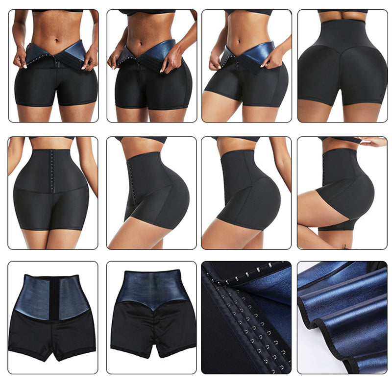Slimming Pants Waist Trainer Shapewear Tummy Hot Thermo Sweat Leggings Fitness Workout Sweat Sauna Pants Body Shaper - KuzuSHOP