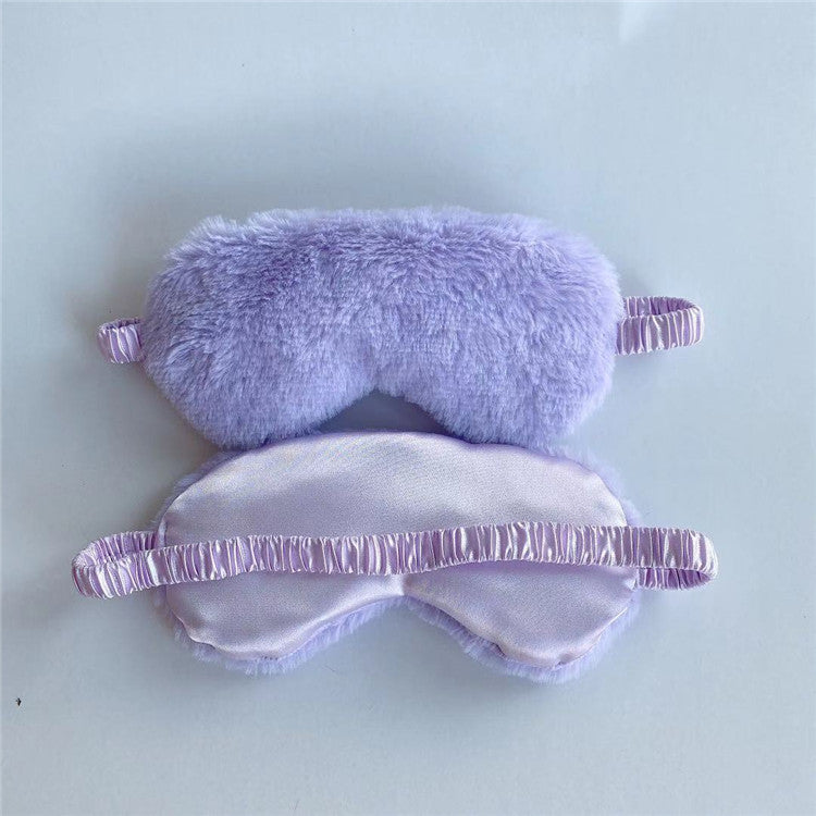 Plush eye mask