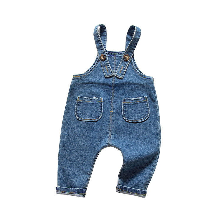 Children's denim overalls - KuzuSHOP