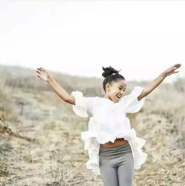 Slub cotton skirt short-sleeved baby girl t-shirt - KuzuSHOP