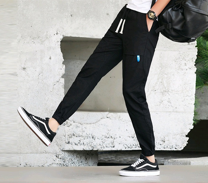 Sports pants, men's overalls, men's casual pants, Harlan nine pants, men's pants - KuzuSHOP