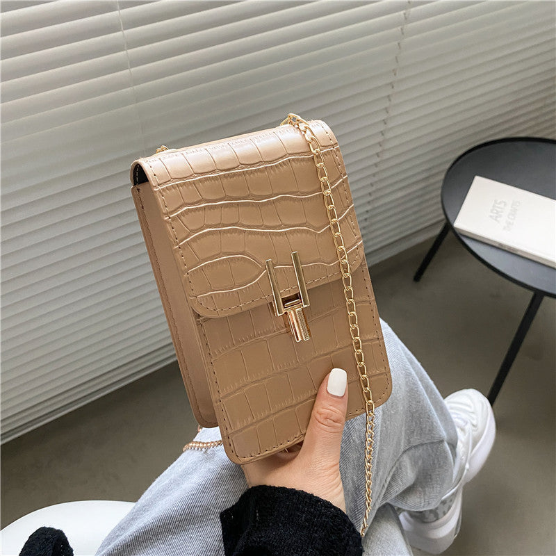 Pattern Fashion Women's Bag High-quality Texture Shoulder Bag Mobile Phone Bag PU Buckle Crossbody Bags For Women - KuzuSHOP