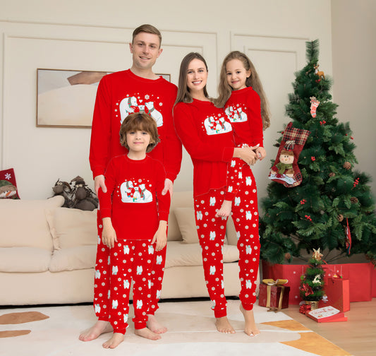 Christmas Family Matching Pajamas Sets. Christmas Sleepwear Parent-Child Pjs Outfit For Christmas Holiday. Xmas Party PJs - KuzuSHOP