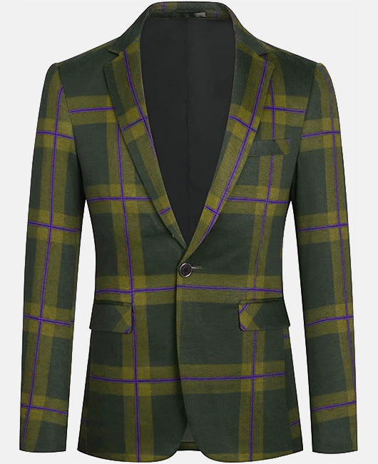 Spring New Striped Suit Jacket Men's Casual - KuzuSHOP