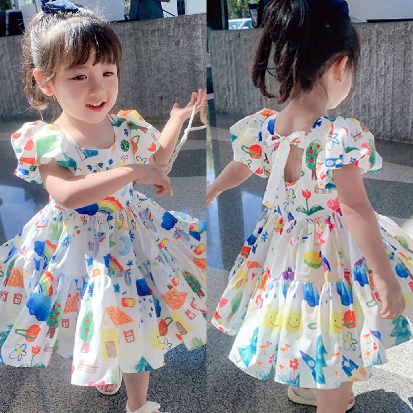 Girls summer  dress - KuzuSHOP