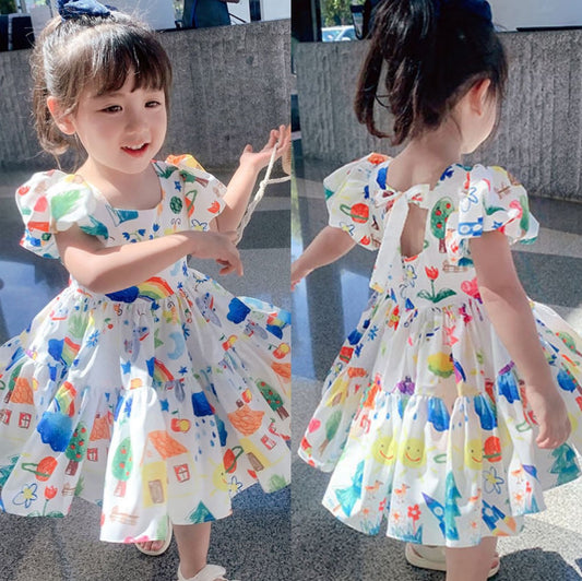 Girls summer  dress - KuzuSHOP