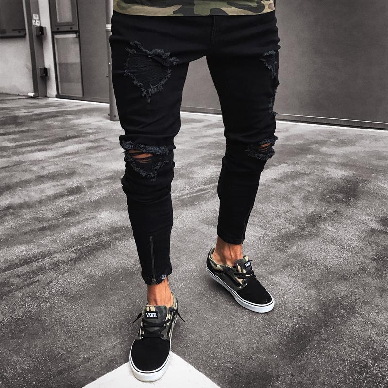 Streetwear Ripped Jeans - KuzuSHOP